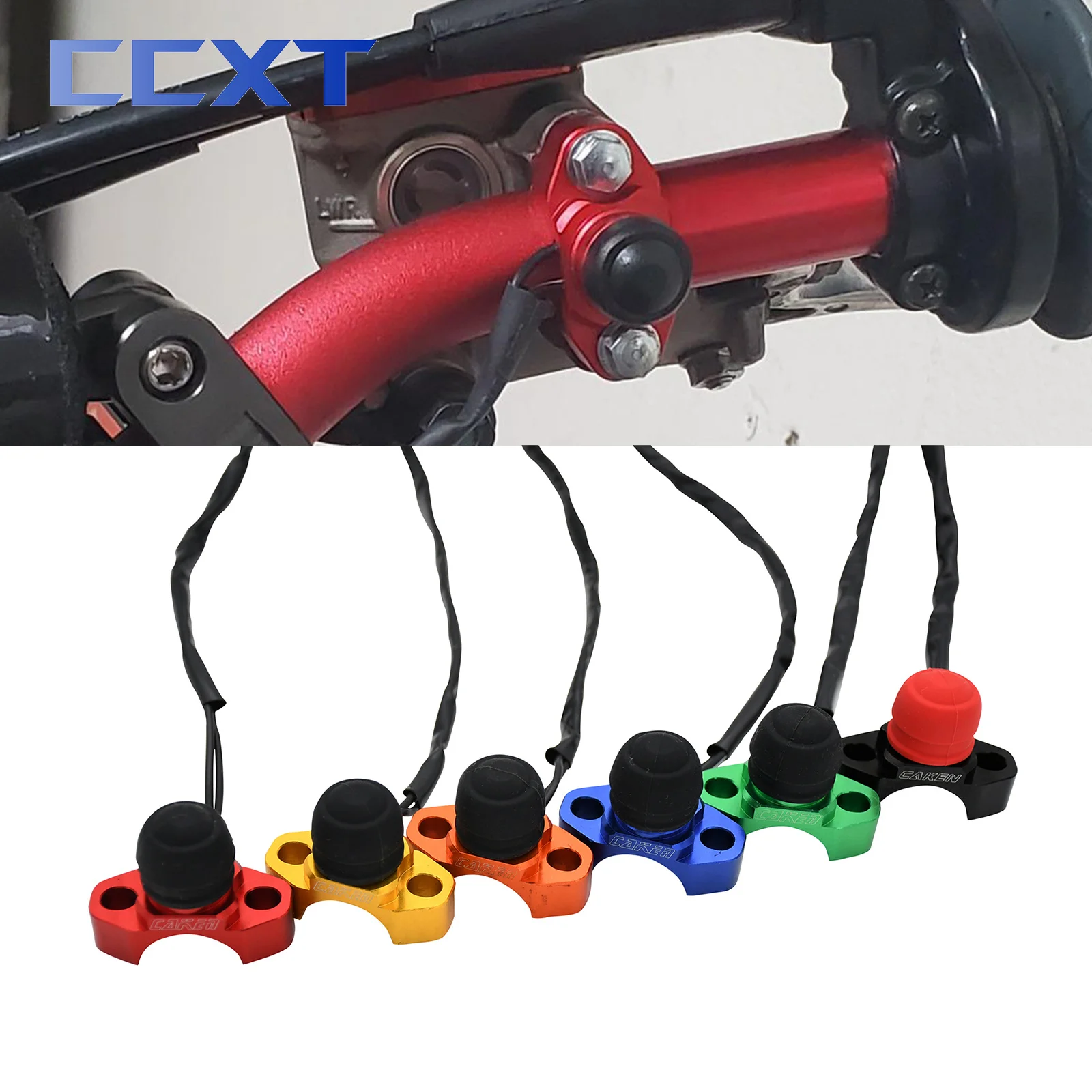 

CNC Universal Start Kill Switch Engine ON OFF Button For KTM Honda Yamaha Kawasaki Suzuki ATV Motorcycle Motocross Dirt Bike