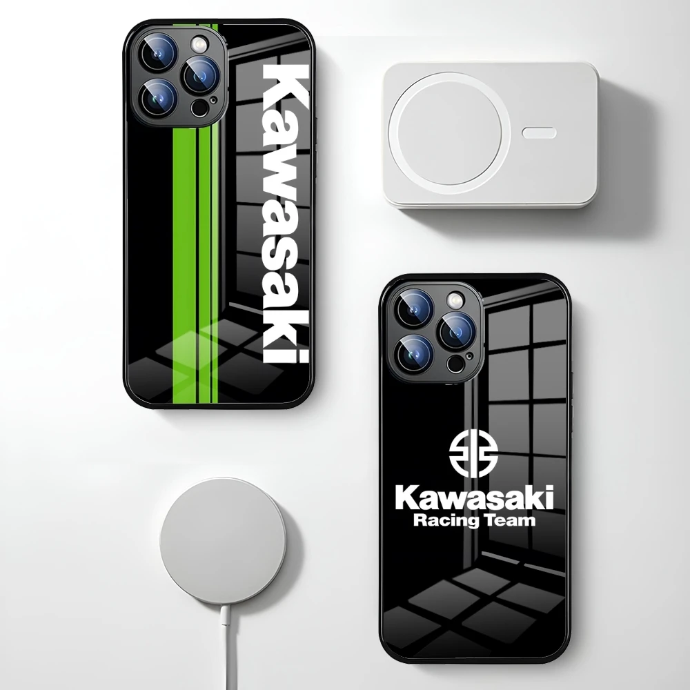Maisto K-kawasakies Мотоциклетный чехол для телефона Магнитный Iphone 16 15 13 12 14 11 Pro Max Mini X Xr Xs 8