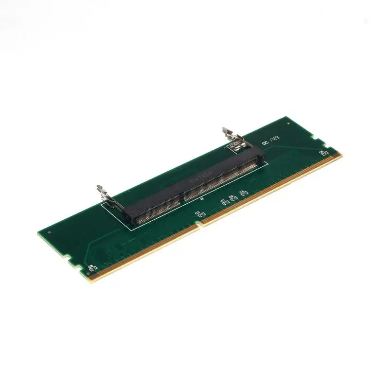 

2021 HOT Green DDR3 Laptop SO DIMM to Desktop DIMM Memory RAM Connector Adapter Card Useful Computer Component Supplies