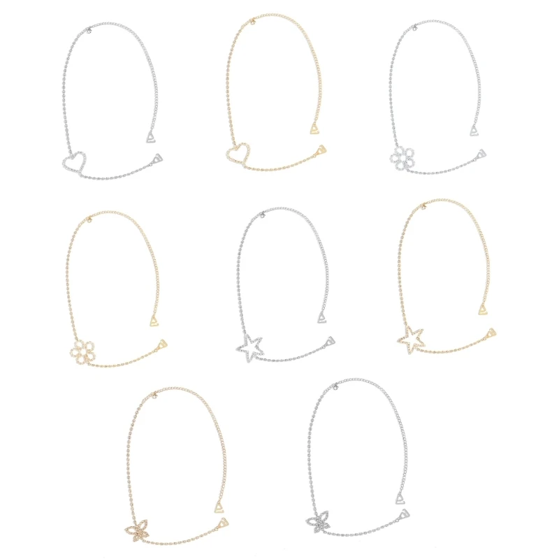 

Bra Straps Rhinestones Decorative Shoulder Chain for Womens Sexy Body Jewelry DropShip