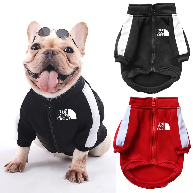 

DOG FACE Fashion Pet Dog Clothes Puppy Warm Coat Small Medium Large Dog Sweatshirt French Bulldog Pug Chihuahua Dachshund Jacket