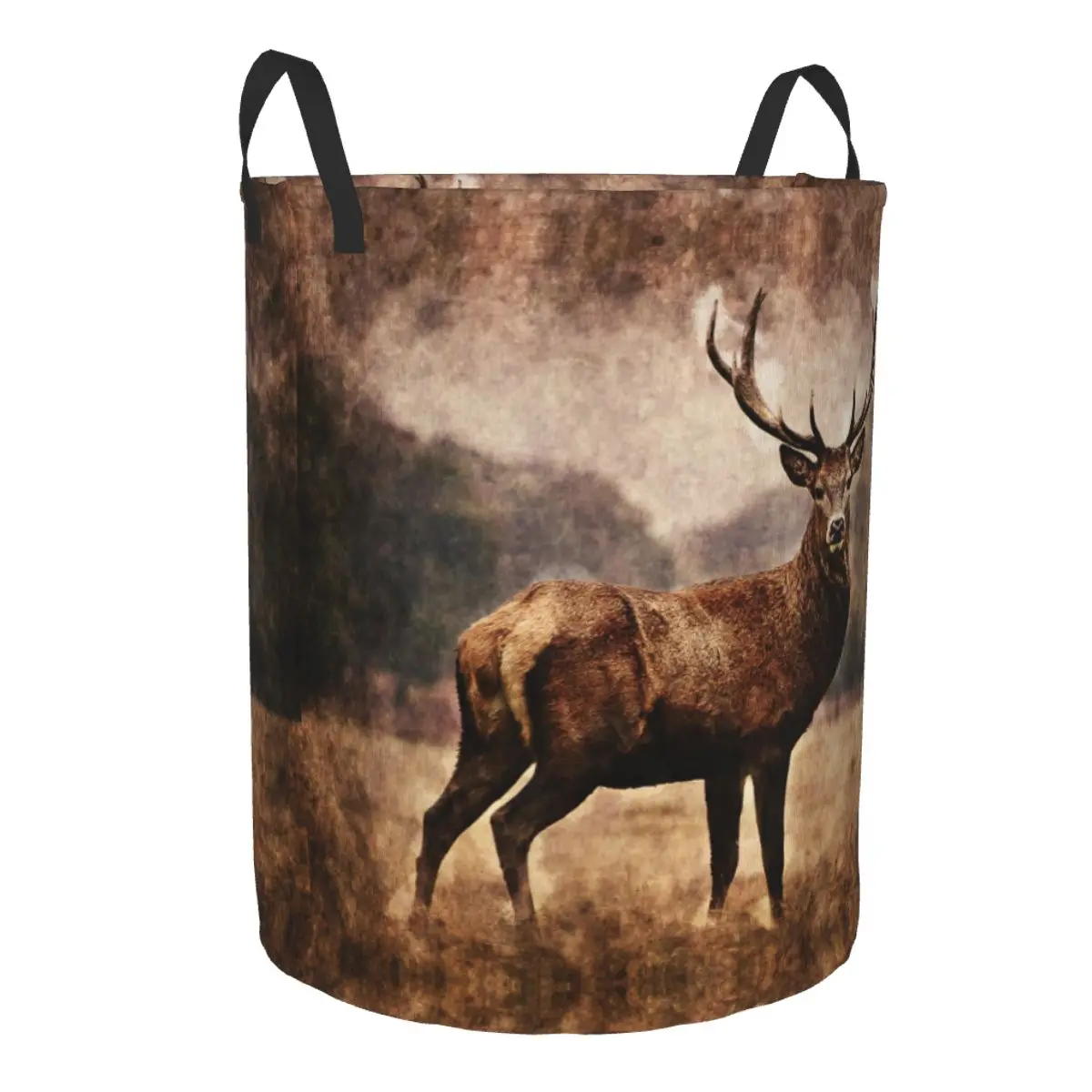 Корзина для белья в виде оленя складная корзина детской одежды хранения детских