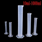 1 шт. прозрачная пластиковая градуированная трубка для измерения жидкости Градуированный Цилиндр пробная трубка для проверки жидкости лабораторный инструмент