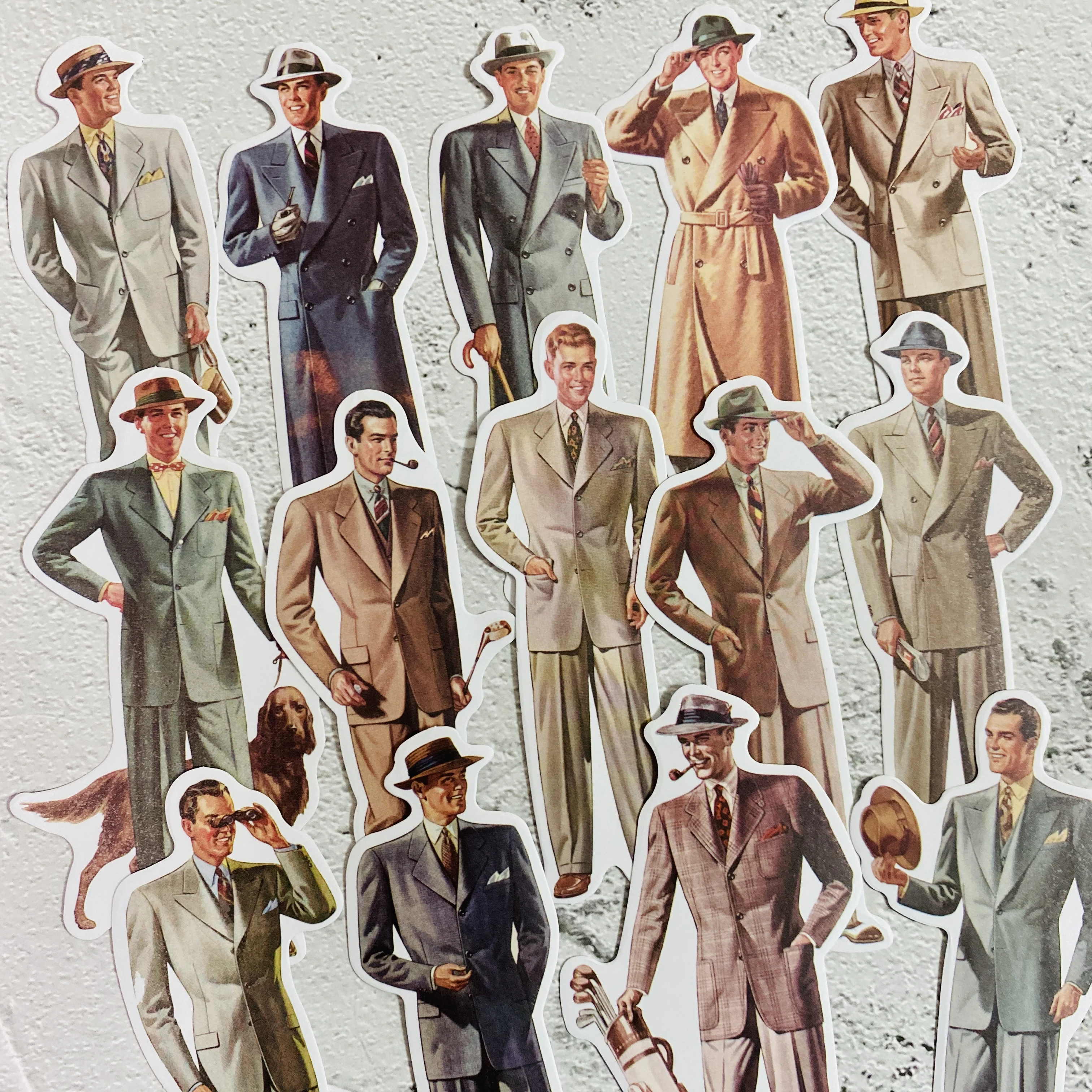 14 шт. винтажный джентльменский дневник колледж телефонный альбом счастливый