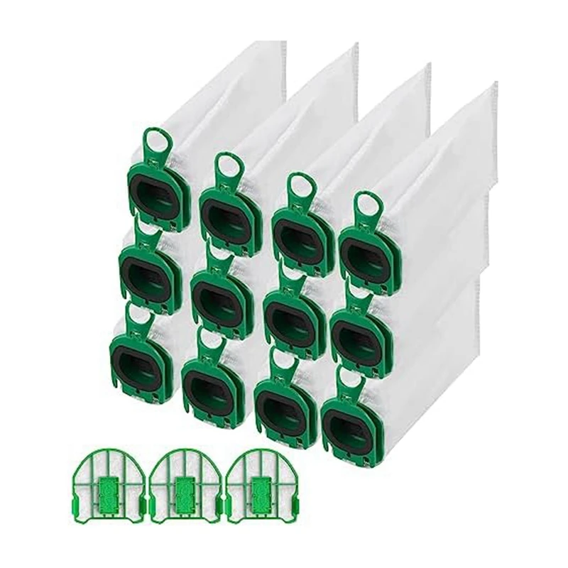 

Vacuum Cleaner Bags For Vorwerk Kobold VB100 FP 100 Filter Bags With 3 Motor Protection Filters Accessories Dust Bags