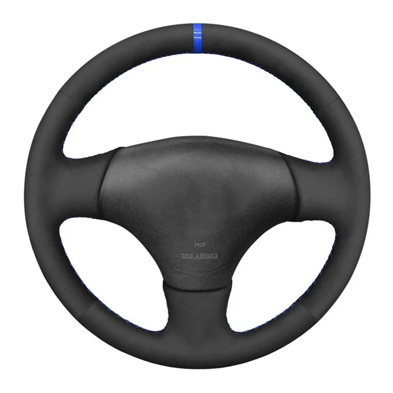 Фото Черная замшевая Кожаная оплетка, искусственная кожа для Mazda M2, 5 Miata NB 1998-2005, Детская модель RX7 1999-2002, автомобильные аксессуары №2