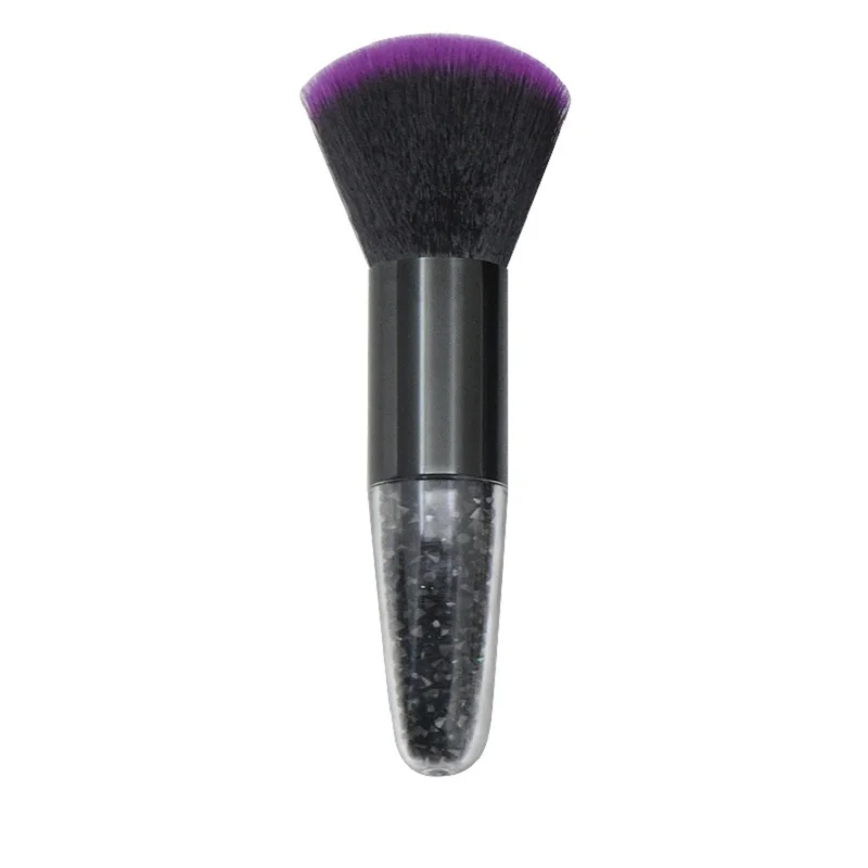 

Diamond Transparent Handle Powder Brush Crystal Glitter Shin Makeup Brushes Cosmetic Beauty Powder Brush Foundation Make Up Tool