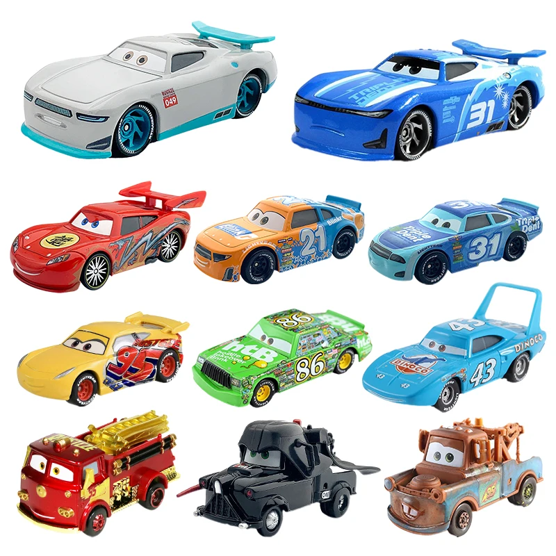 Disney Pixar Car 3 Lightning McQueen Racing Family Family 39 Jackson Storm Ramirez 1:55 Die Cast Metal Alloy Children's Toy Car