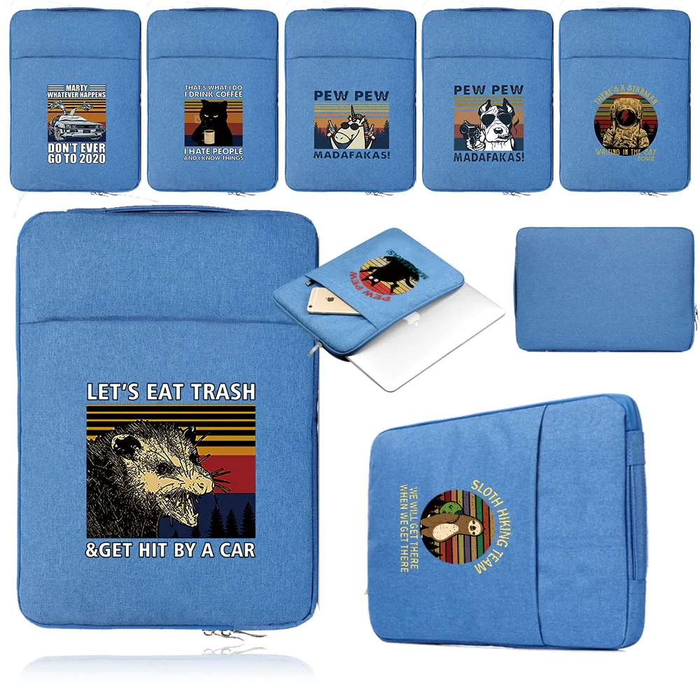 

Чехол унисекс для ноутбука 10, 11, 13, 14, 15,6 дюймов, нейлоновый чехол, сумка для планшета, защитный чехол для компьютера, кожаный чехол для Lenovo / HP /...