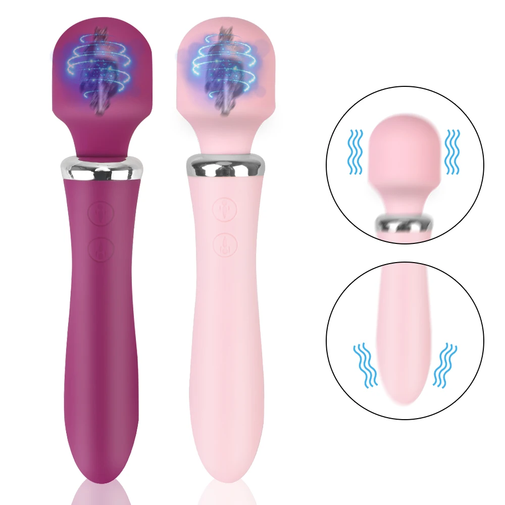 

Волшебная палочка AV Вибратор стимулятор клитора вагинальный секс-массажер секс-игрушки для женщин точка G вибрирующий фаллоимитатор Двойной Мотор Вибраторы
