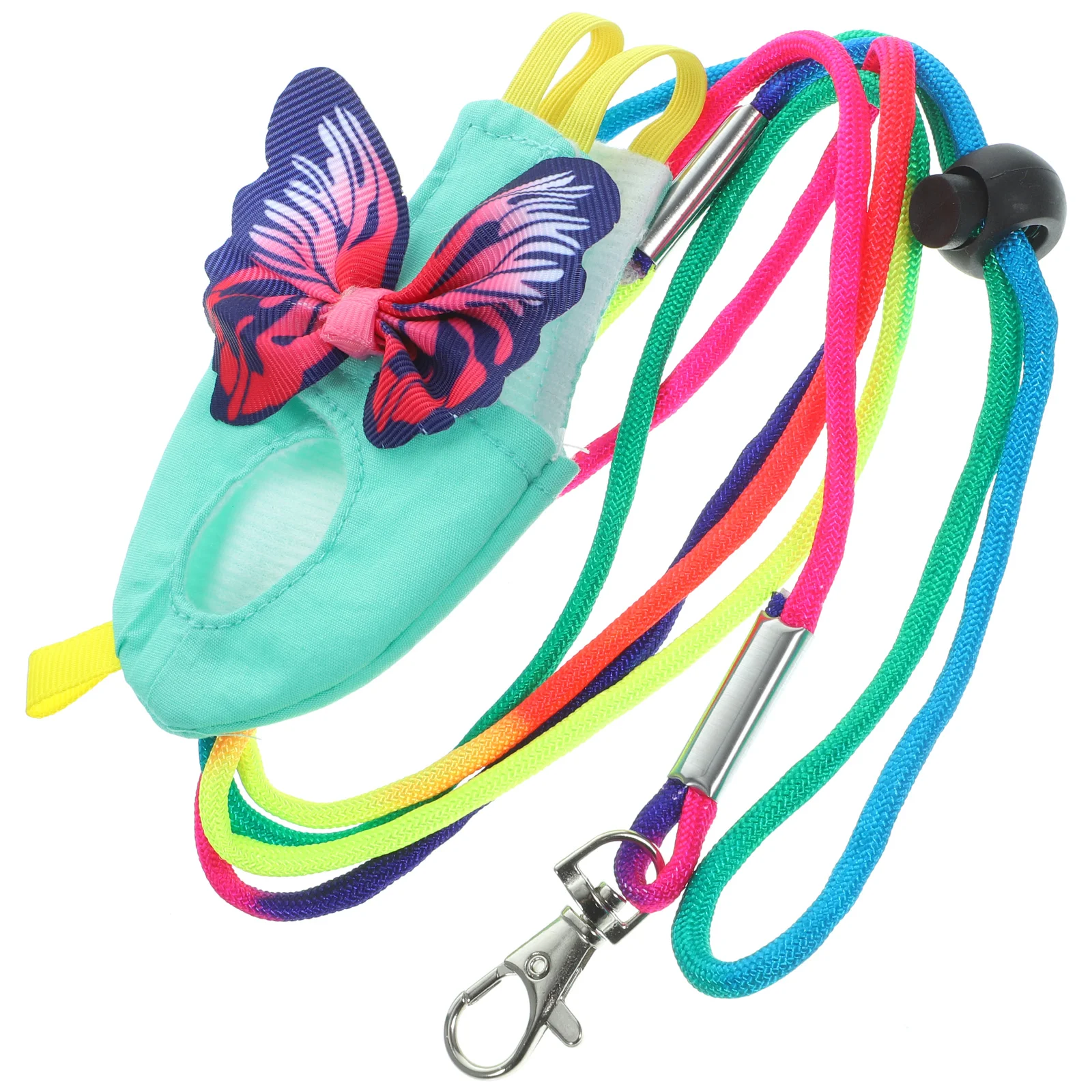 

1 Set of Parrot Diaper Bird Flight Suit Bird Diaper with Leash Reusable Parrots Clothes Small Bird Clothing