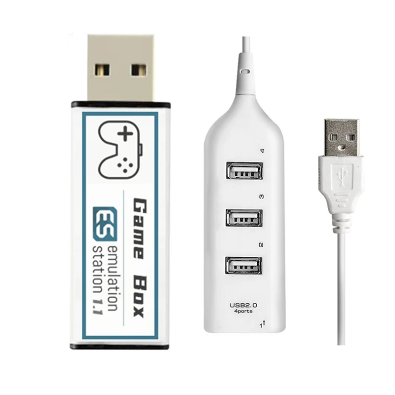 Игровая палка USB Flash с открытым исходным кодом игровая коробка + концентратор для