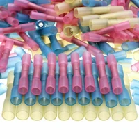 50pcs heat shrink butt wire crimp connector insulated waterproof awg22 100 5 6 0mm%c2%b2 soldering sleeve tube