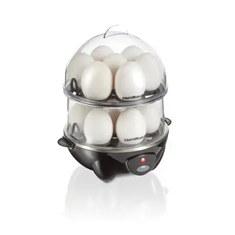 

Breakfast 3-in-1 Egg Cooker Hard-Boiled Poached Omelets 14 Egg Capacity 25508