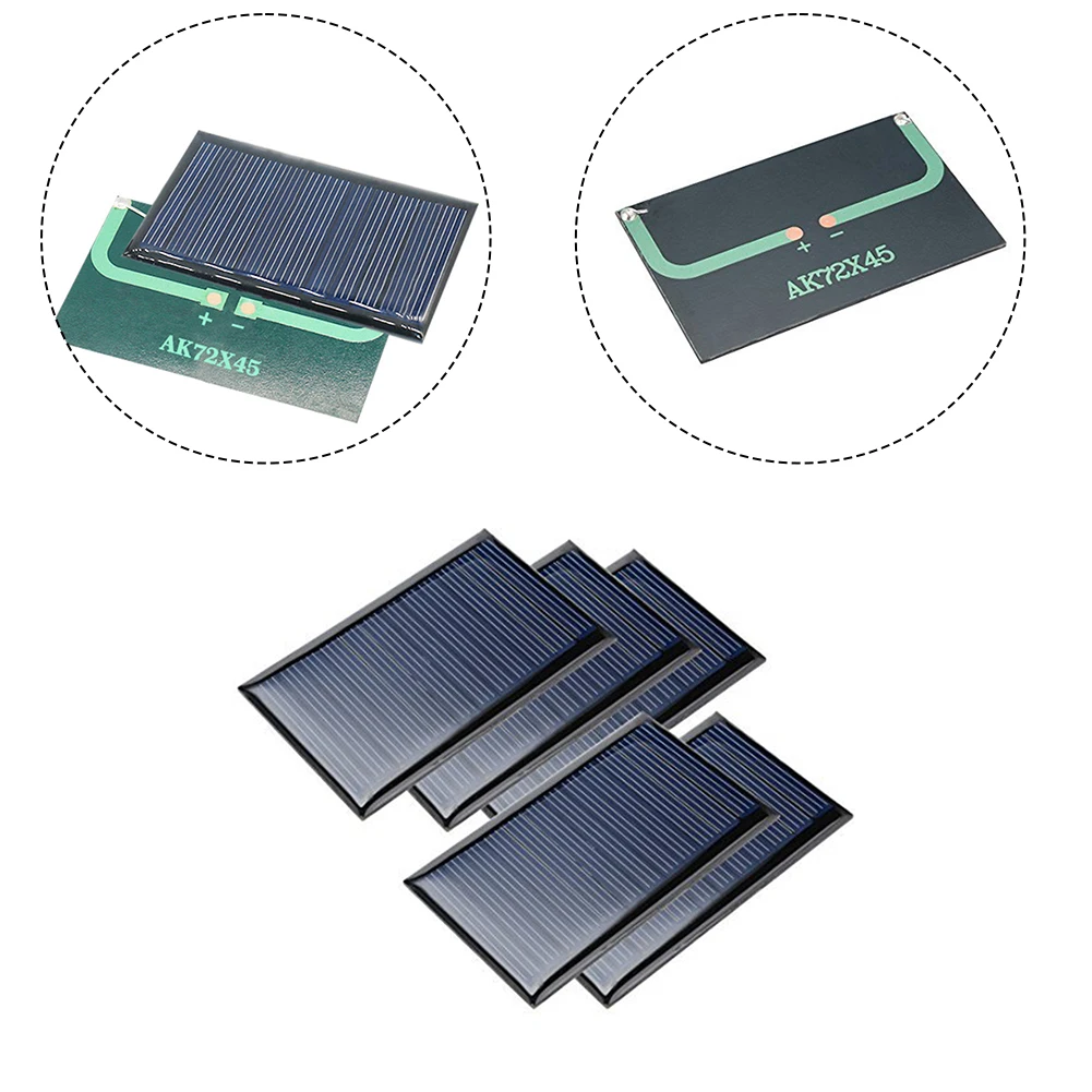 Изящные и портативные солнечные панели из пяти пакетов Poly Mini работающие на шесть