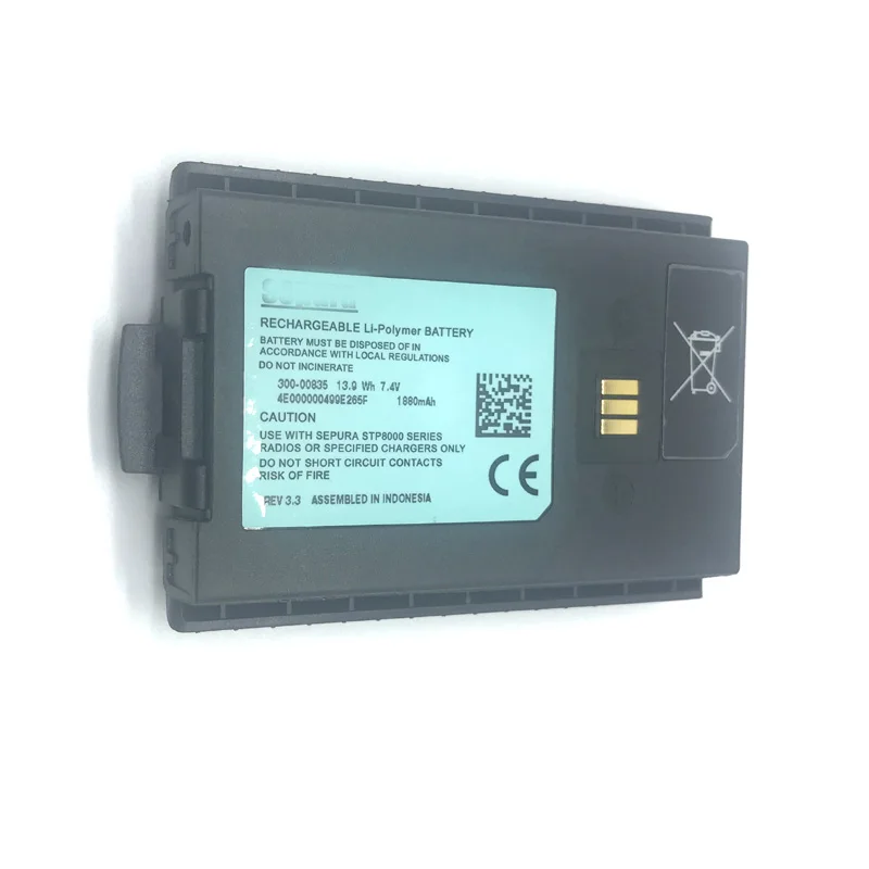 

7.4V 1880mAh 2S-LPP 423566 Li-ion Rechargeable Battery for Sepura Series Radio STP8000 STP9000 STP8035 STP8030 Walkie Talkie