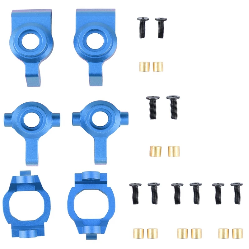 

6 шт. металлический рулевой стакан C-Hub, колесное сиденье для Ремо хобби Smax 1621 1625 1631 1635 1651 1655 1/16, детали для обновления радиоуправляемых автомо...