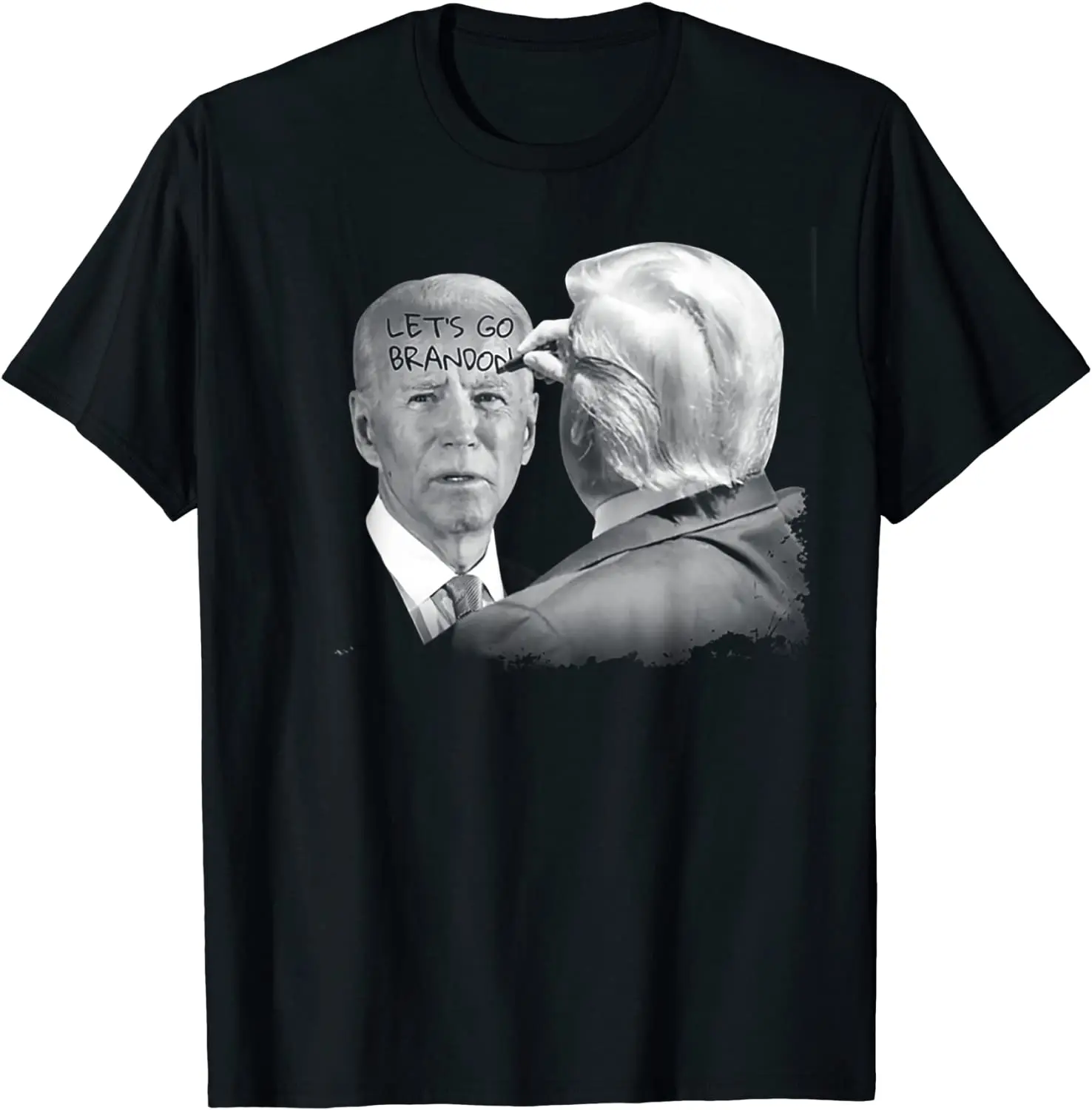 

Hot Sale Let’s Go Brandon Funny Trump Write Biden T-Shirt. Premium Cotton Short Sleeve O-Neck Mens T Shirt New S-3XL