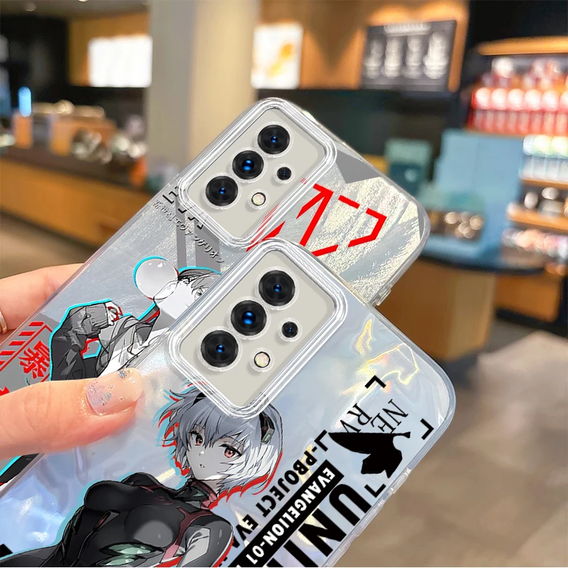 Чехол для телефона A-Ayanami Rei Anime Samsung Galaxy S24 S23 S22 S21 Plus Ultra A73 A72 A71 A55 A54 A53 жесткий