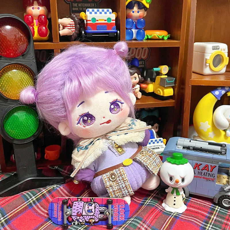 

20cm IDol Doll Anime Plush Star Dolls Cute Stuffed Figure Toys Cotton Baby Doll Plushies Fans Collection Kpop EXO idol Gift