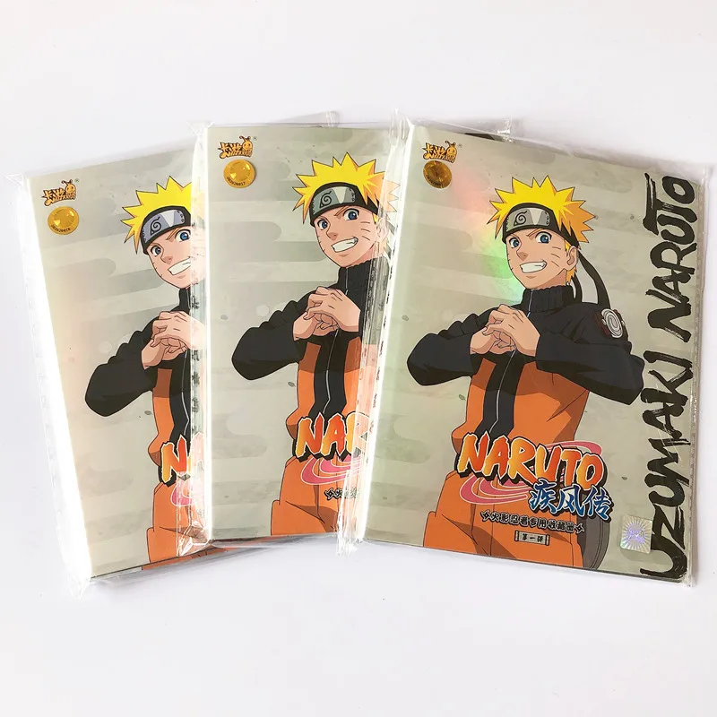 

Naruto KAYOU Card Collection Book Uzumaki Uchiha Haruno Hatake Pack Collector Album Folder Storage Bag Toy Gift Holds 160 PCS