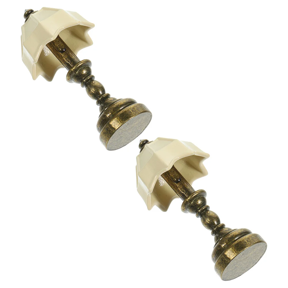 

Mini House Floor Lamp Miniature Light Desktop Model LED Furniture Delicate Table Toy