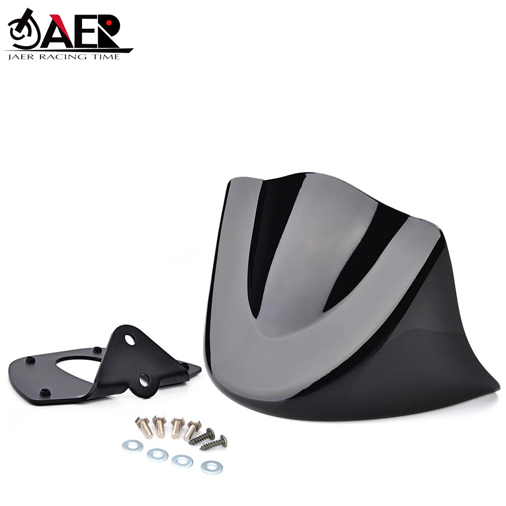 Мотоциклетное брызговик глянцевый черный нижний передний спойлер на подбородок