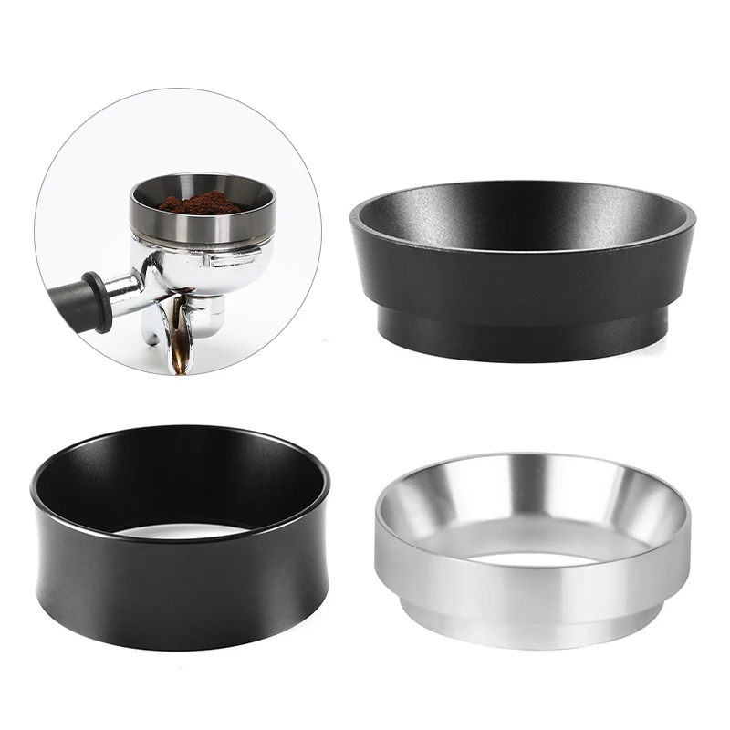 

New Practical Espresso Dosing Funnel Magnetic Espresso Coffee Dosing Ring Compatible with 51/53/58mm Espresso Coffee Powder Tool