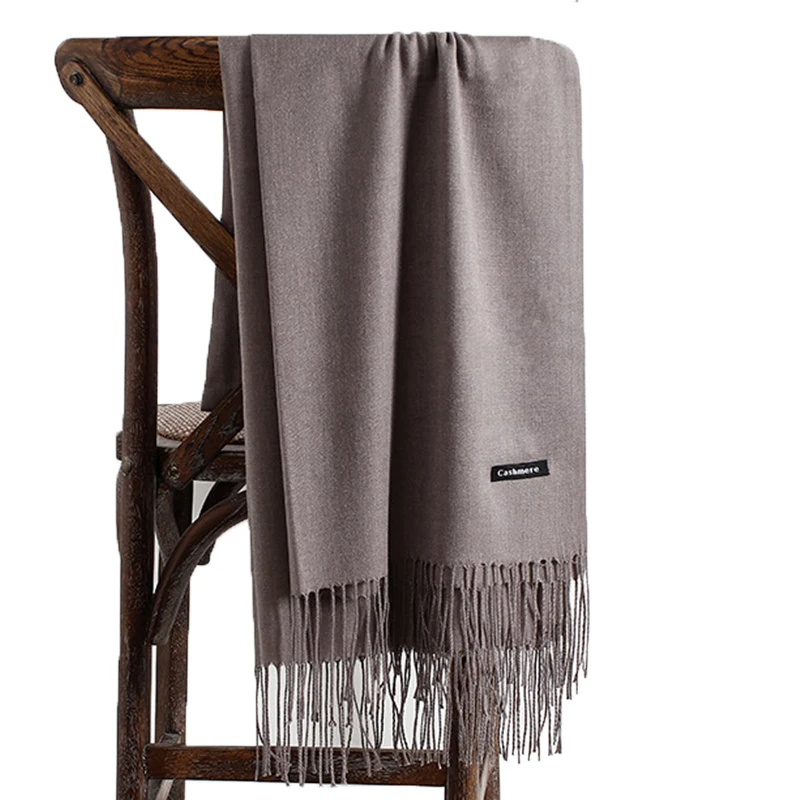 200*70 см кашемировый шарф женский 120 г новые длинные мягкие шали и накидки платок