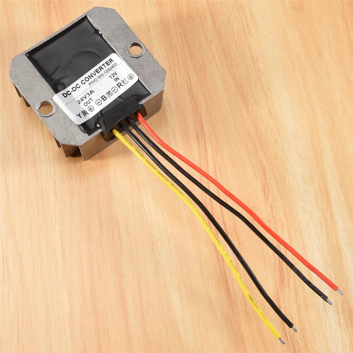 DC-DC 12 В шаг до 24 3 А 72 Вт автомобильный преобразователь мощности регулятор