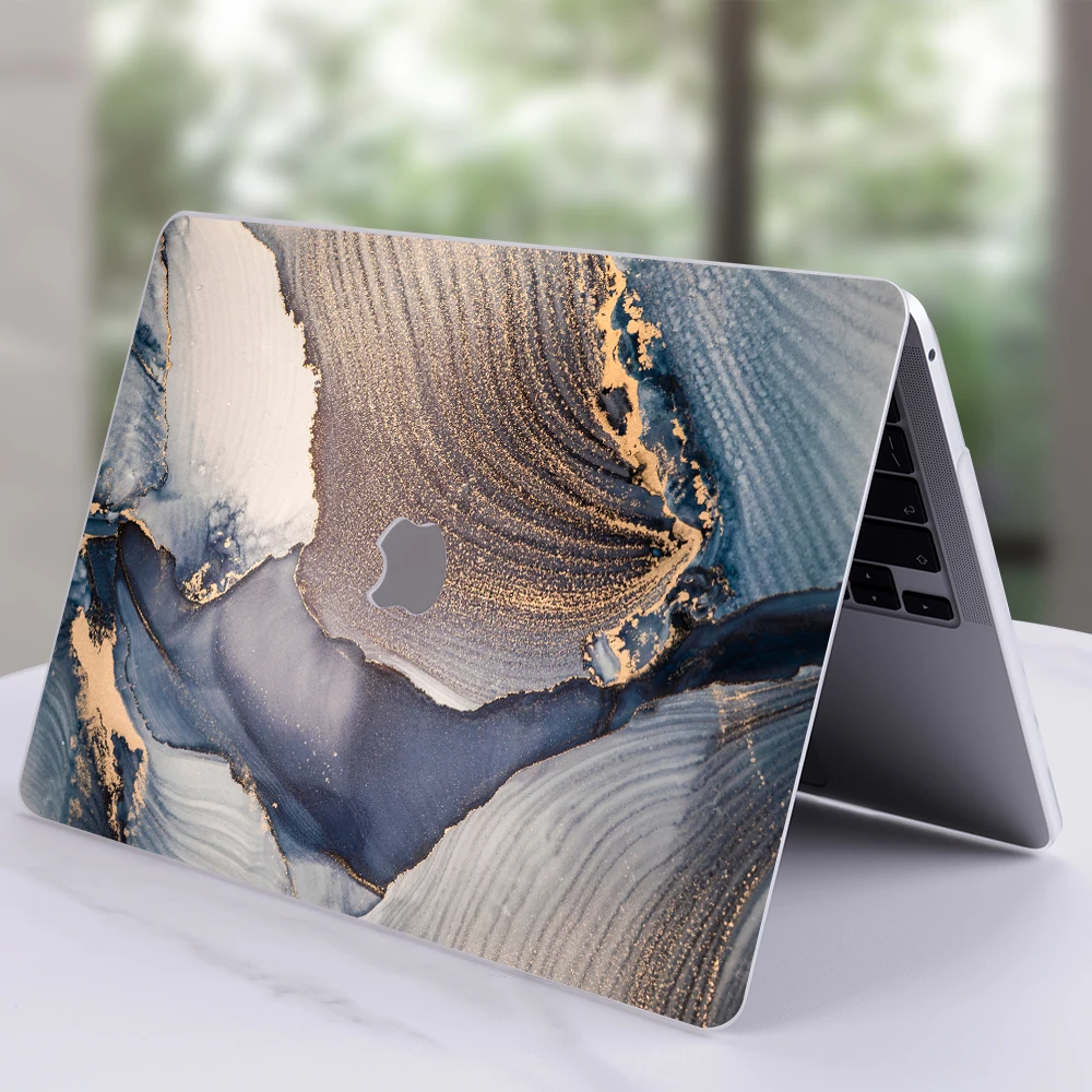 Мраморный матовый чехол для ноутбука Macbook Air 13 A2337 A2179 A2338 2020 M1 Chip Pro A2289 Mac book A1466