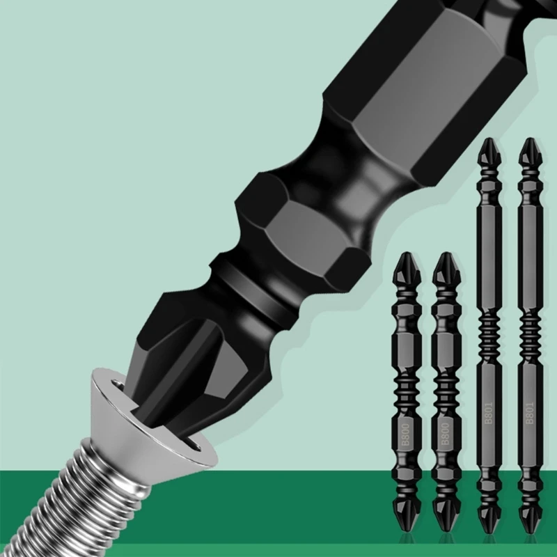 

Double Head Screwdriver Bit Magnetic Screwdriver Bits Tool 65/100mm 40JE