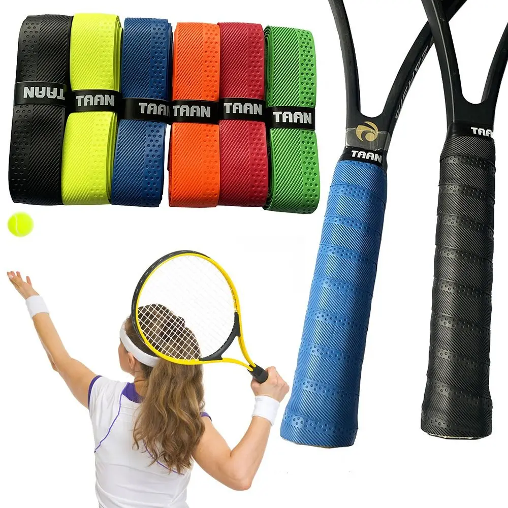 

PU Sweat Absorption Shock-proof Non-slip Replacement Badminton Squash Handle Grip Tennis Racket Racquet Inner Overgrip