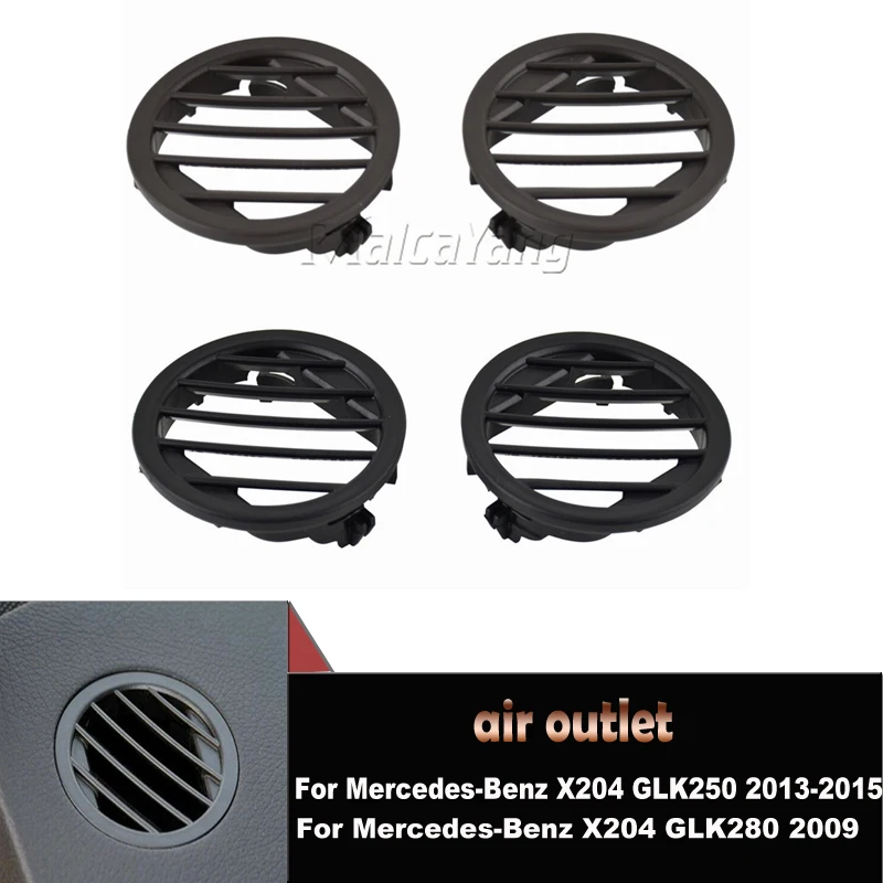 

Left/Right For Mercedes X204 GLK250 GLK280 GLK300 GLK350 2009-2015 Air Ac Vent Air Conditioning Vents Trim Covers Black Brown