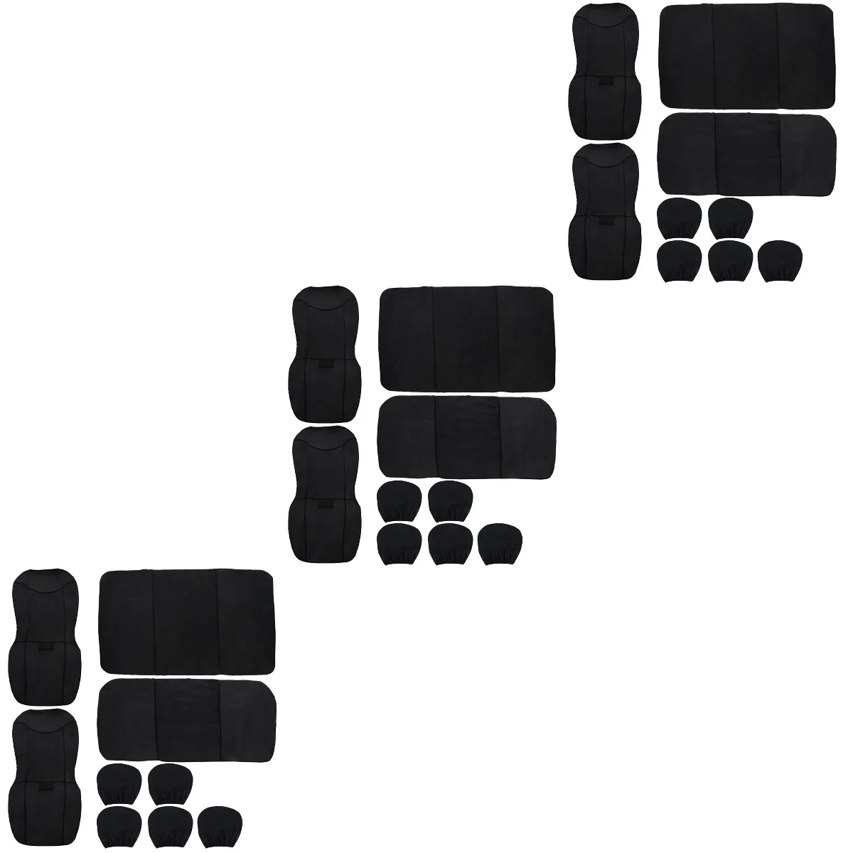 

27 шт., автомобильные чехлы для сиденья, защита от грязи