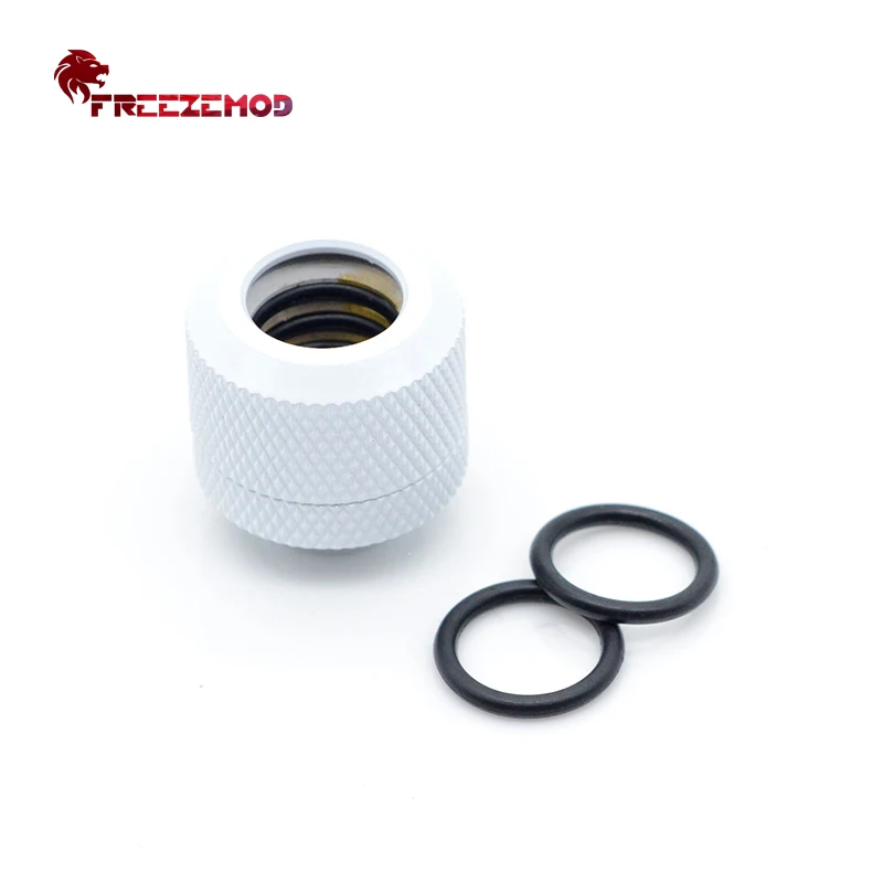 

Компрессионные фитинги FREEZEMOD для водяного охлаждения для жесткой трубки 12 мм, аксессуары для соединителя ПК белого цвета