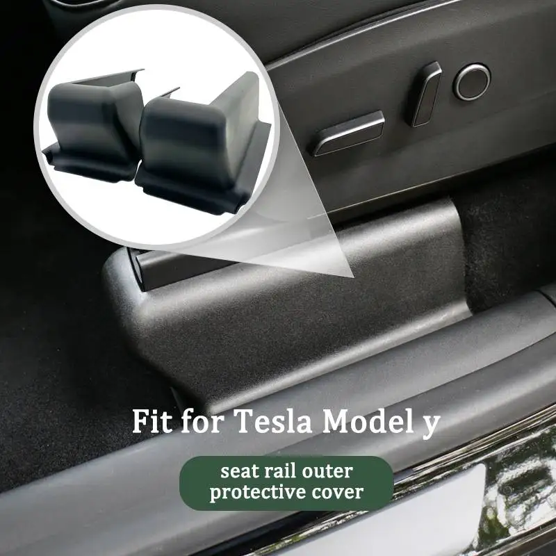 

Tesla Model Y 2020-2023 Защитный Чехол На Сиденье Аксессуар Для Нижнего Колеса Модификация Интерьера Противоударная Защита Ав...