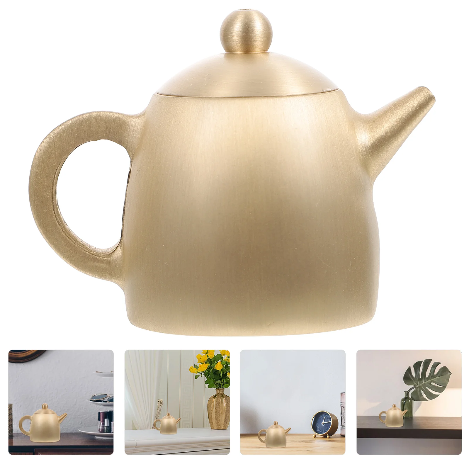 

Tea Teapot Pot Miniature Decoration Set Mini Flower Tinyteaware Gifts Favors Toy Serve Lovers Dashboard Topper Cake Unique
