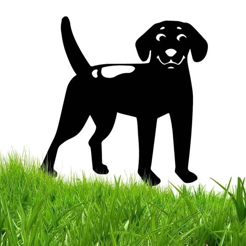 

Садовые искусственные животные, декоративная стойка для двора, черные ажурные акриловые животные для сада, заднего двора, патио, газона, дорожек