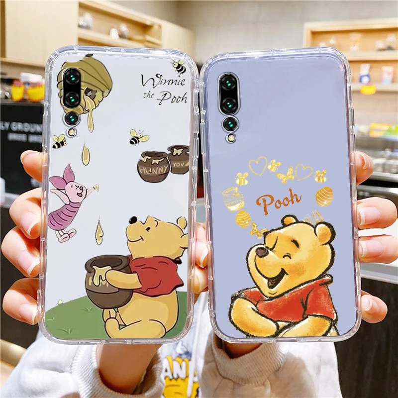 

Disney Winnie the Pooh Art Transparent Cover Phone Case For Xiaomi Redmi K50 K40 Gaming 10 10C 9AT 9A 9C 9T 8 7A 6A 5 5G Armour