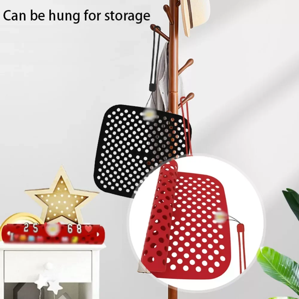 

Portable Icon Shoes Charms Storage Mat Can Roll Up For DIY Croc Accessories Nurse Hole Slipper Decoration Storage Net Bag