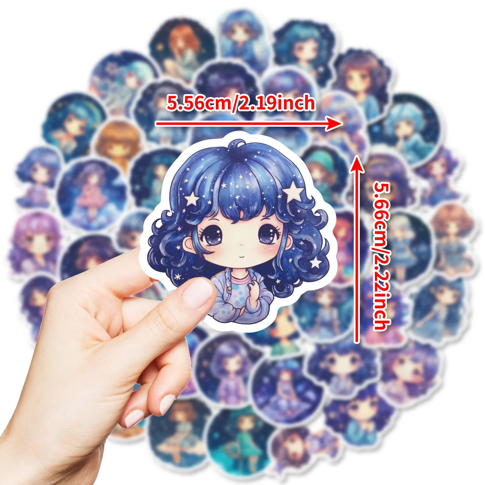 10/30/50 шт. детские наклейки звездное небо