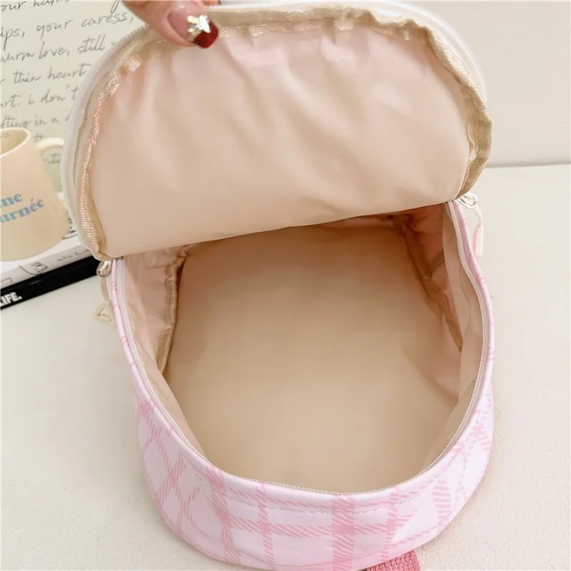 Женский рюкзак Kuromi Cinnamoroll Kawaii милый мультяшный мой Мелодия понравило помпон Purin