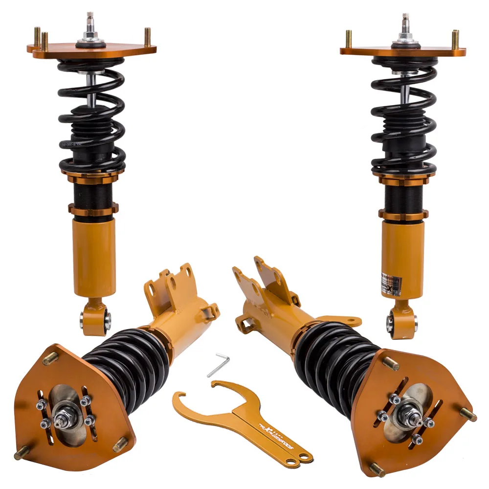 

Coilover Kits for Mitsubishi Eclipse 4G 2006-2012 GS GT SE FE Adj. Damper Shock Coilovers Suspension