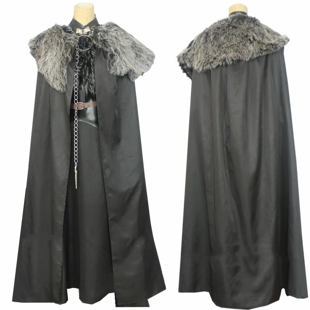 

Game Of Thrones Season 8 Costume Sansa Stark Cosplay Lady Of Winterfell Adult Custom Halloween Christmas Carnival Party Cloak