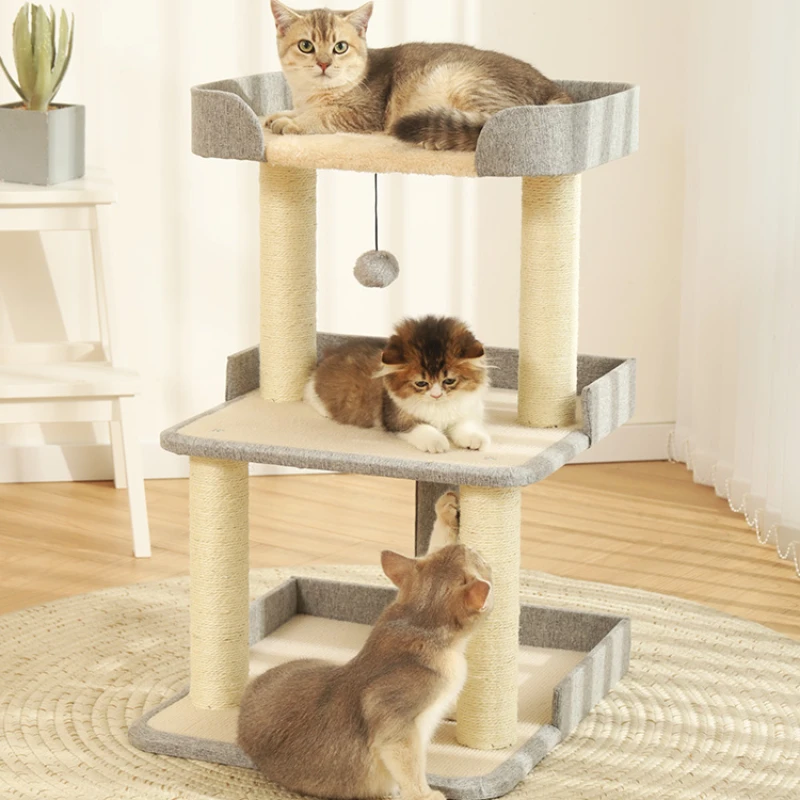 

Toys Tower Scratchers Tree Bed Interactive Habitats Scratchers Shelf Stuff Villa Products Accessoires Chat Pet Products RR50FS