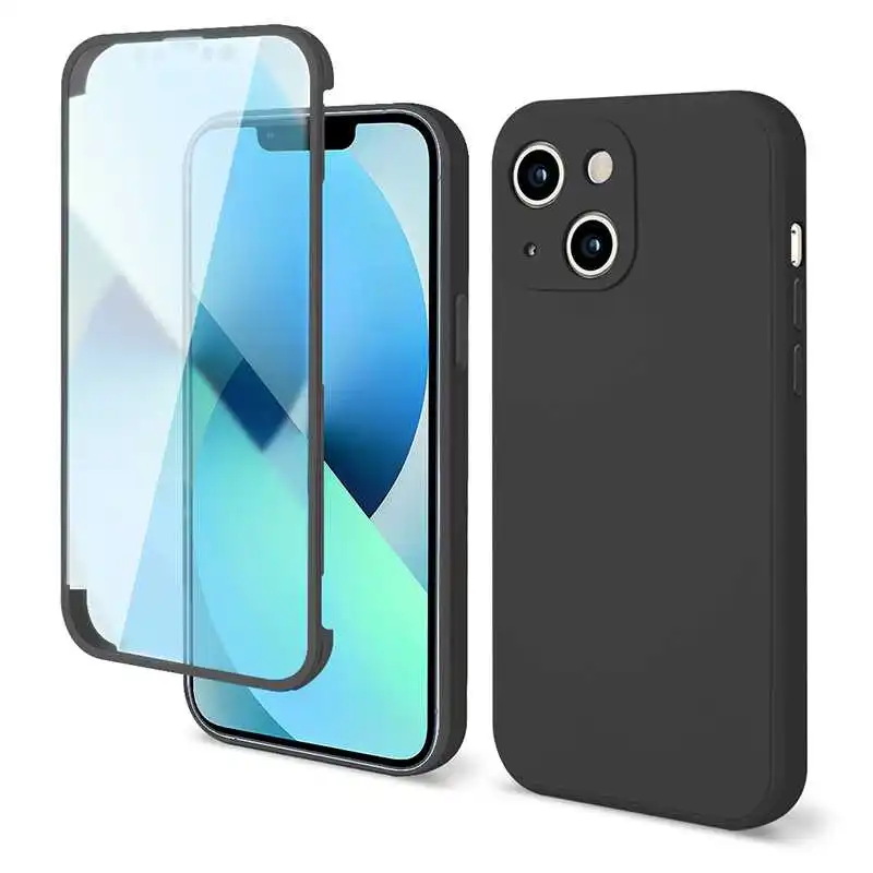 

Heouyiuo 360 Full Coverage Soft Case For iPhone 13 Mini Pro Max Phone Case Cover