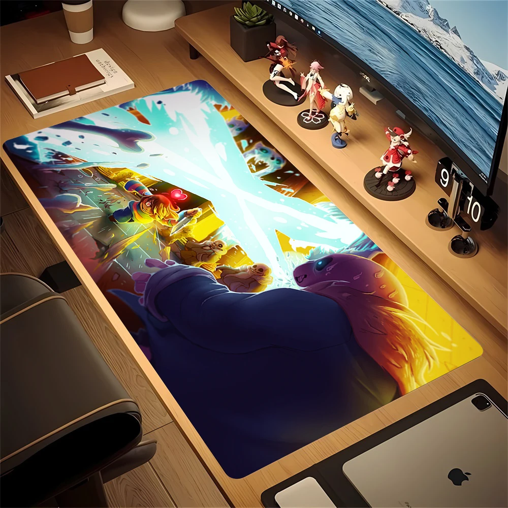 Large Gaming Undertale Mouse Pad Computer Big Mousepad PC Gamer Laptop Mausepad XXL Carpet Office Accessories Keyboard Deskmat
