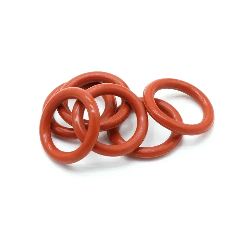 50 шт.VMQ уплотнительное кольцо толщина прокладки CS 2 4/3 мм наружный диаметр 8 ~ 70