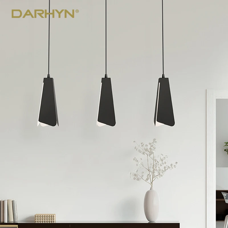

Светодиодный подвесной светильник в скандинавском стиле, современный простой домашний декор, лампа для столовой, кофейни, бара, прикроватная люстра для спальни
